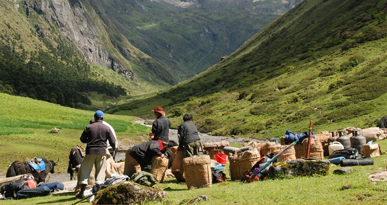 Trekking to Bhumthang-Ura