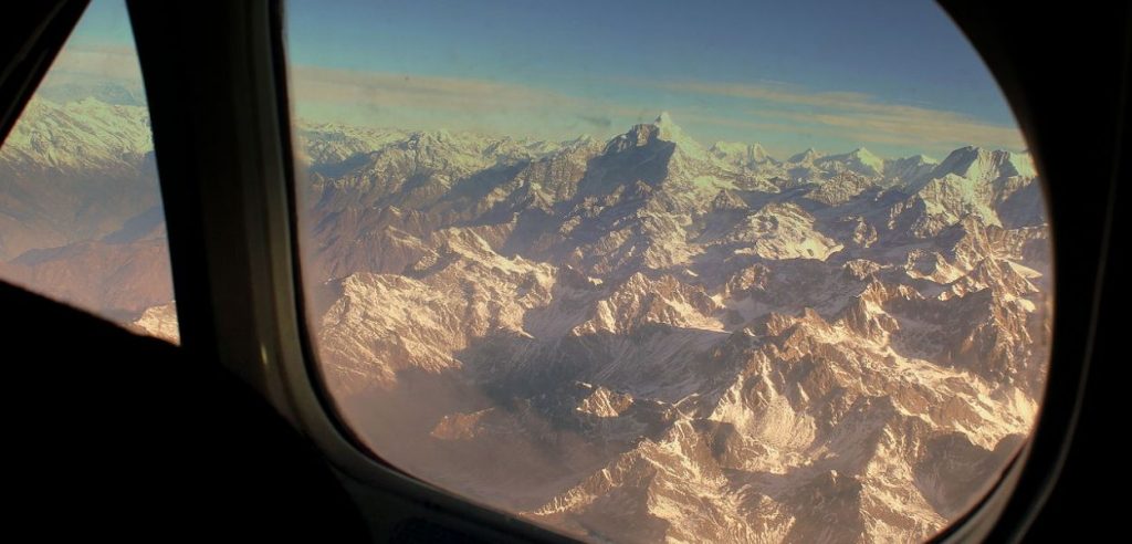 Mountain Flight in Nepal