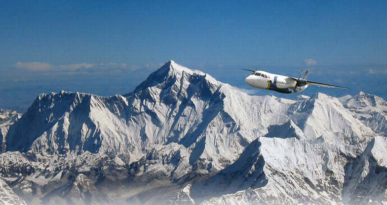 Mountain Flight in Nepal