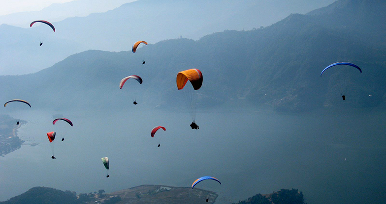 Paragliding in Pokhara