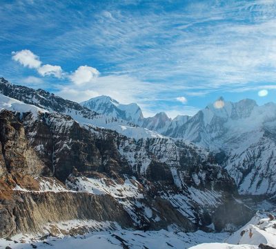 Trekking in Nepal in January