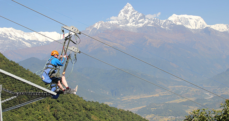 Zip flying in Nepal (2)