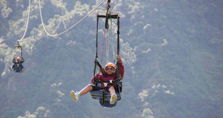 Zip flying in Nepal